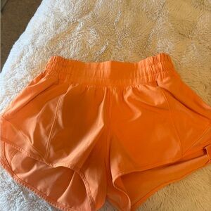 Women's Orange Hotty Hot Shorts
